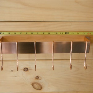 Wall Mounted Solid Copper Pot Rack (FREE SHIPPING) - Etsy