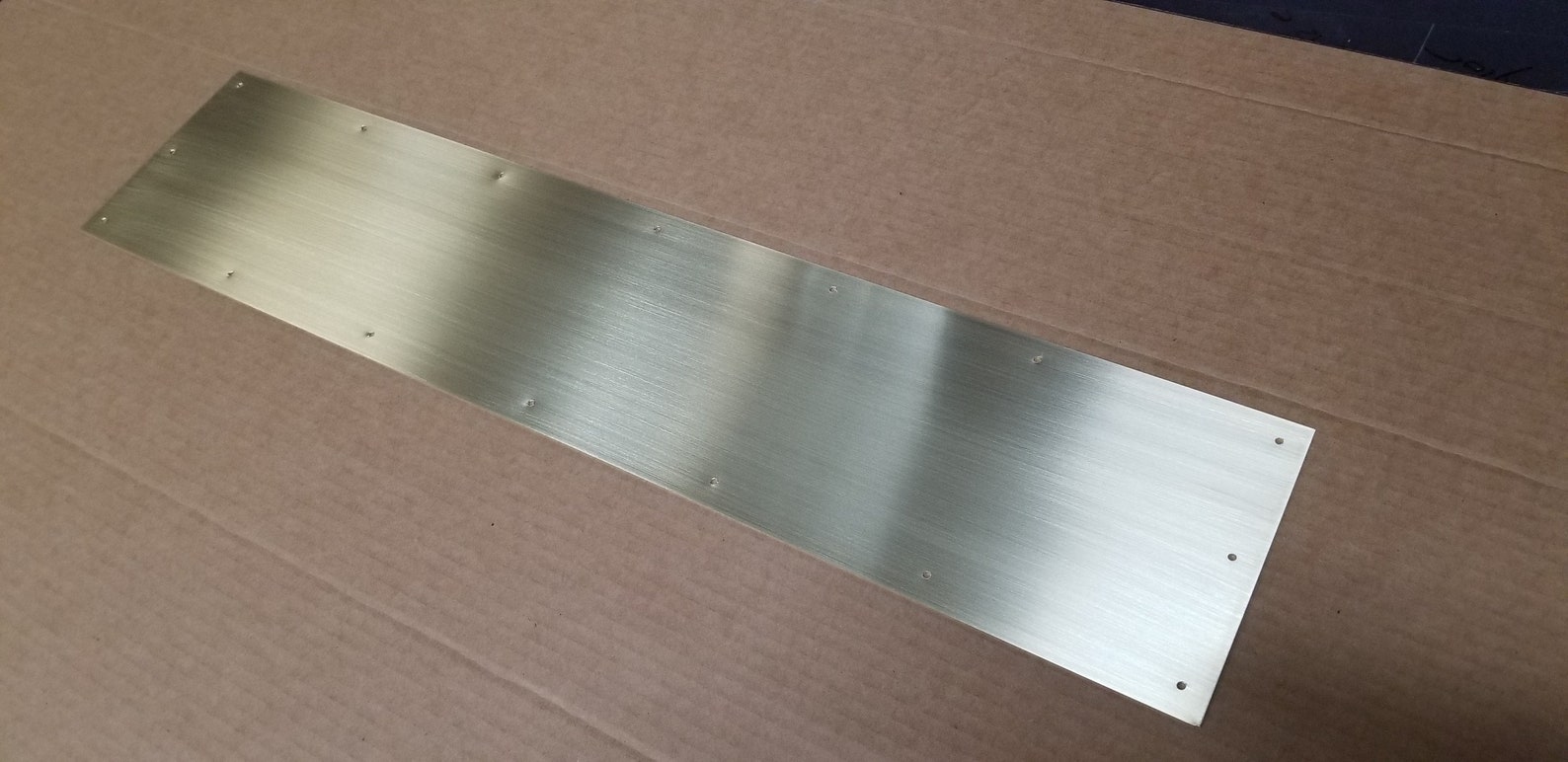 Brass Door Kick Plate free Shipping Etsy