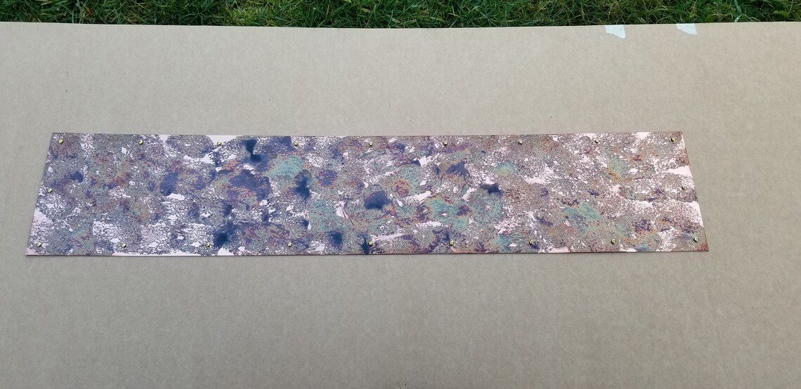 Solid Copper Kick Plate With Patina FREE SHIPPING Etsy