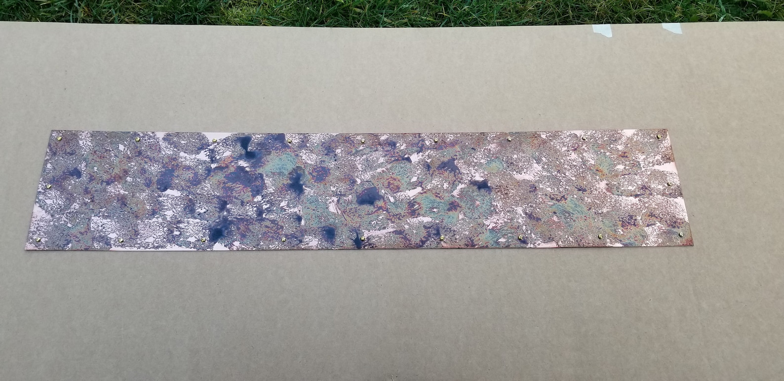 Solid Copper Kick Plate With Patina FREE SHIPPING Etsy