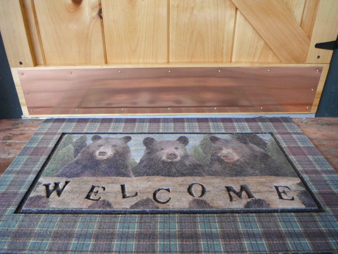 Solid Copper Kick Plate FREE SHIPPING Etsy