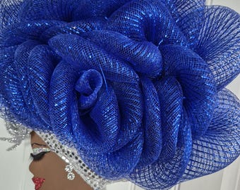 Blue and Silver Diva Wall Hanging.