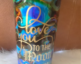 22ozs Custom  Insulated Double Wall Stainless Steel Tumbler