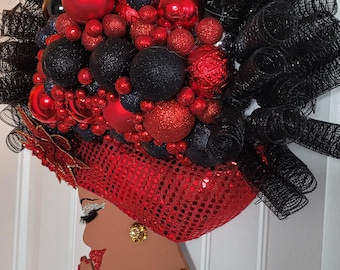 Praying Diva Wreath