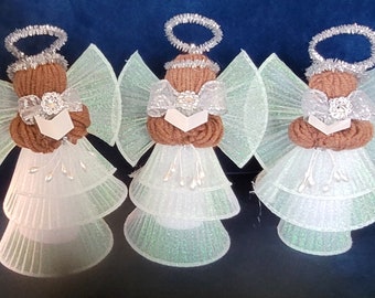 Set of 3African American Angels/ Ethnic Angels