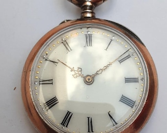 Orologio da tasca da donna intorno al 1900 in argento