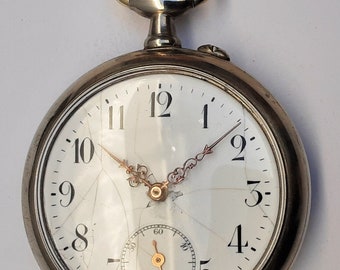 Antique Silver Phenix Pocket Watch Etsy