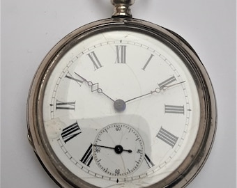 Reloj de bolsillo con llave alrededor de 1880