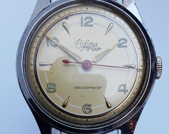 Orologio da polso BIFORA TOP da uomo intorno al 1945
