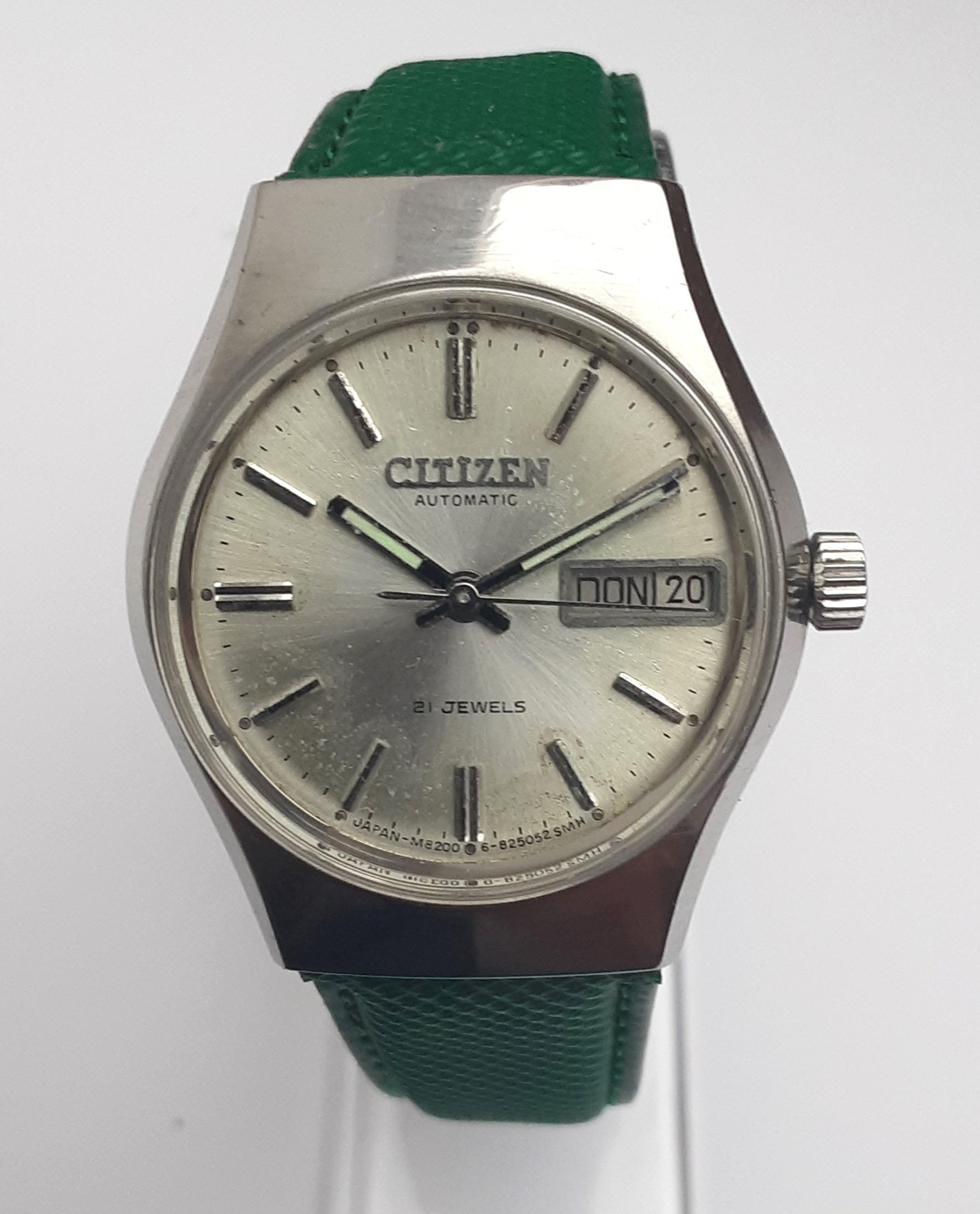 Citizen Pocket Watch Manual Winding Date Dial 21 Jewels