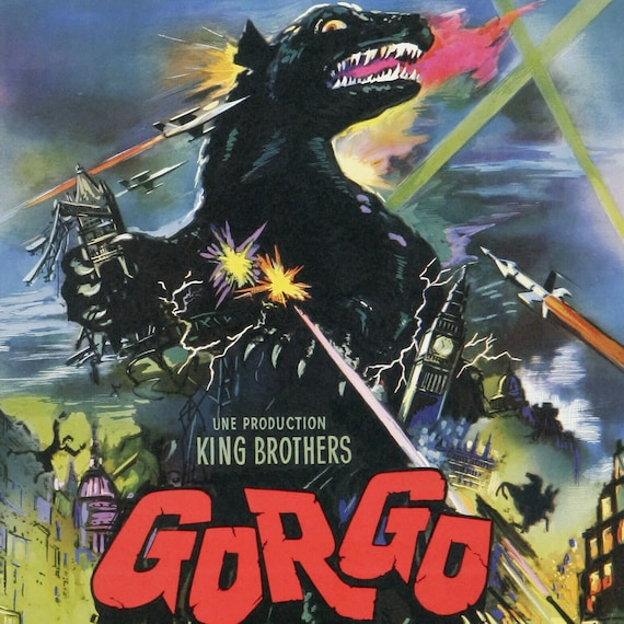 GORGO Authentic Vintage Movie Poster NEAR MINT 196