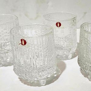 MCM iittala Finland Ultima Thule (Set of 4) 2.25&quot; Shot Glasses Tapio Wirkkala