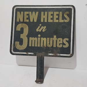 Vintage SHOE REPAIRING サインプレート 看板 Antique Shoe Repair Sign - Etsy