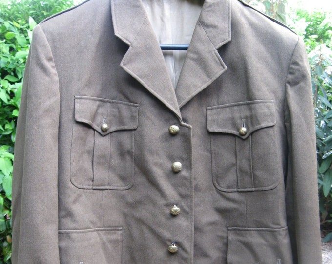 Vintage French Army Jacket Great Condition Mid Century Wool Etsy