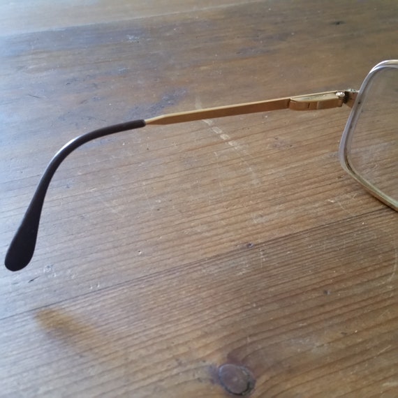Vintage FRENCH BOHO STYLE Eyeglasses, square lens… - image 9