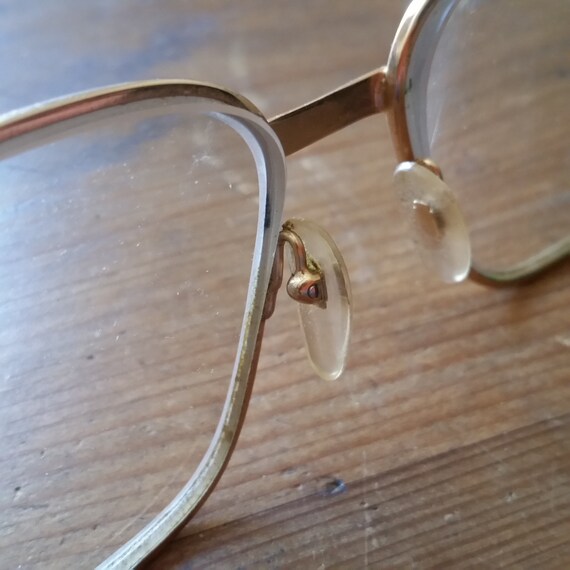 Vintage FRENCH BOHO STYLE Eyeglasses, square lens… - image 5