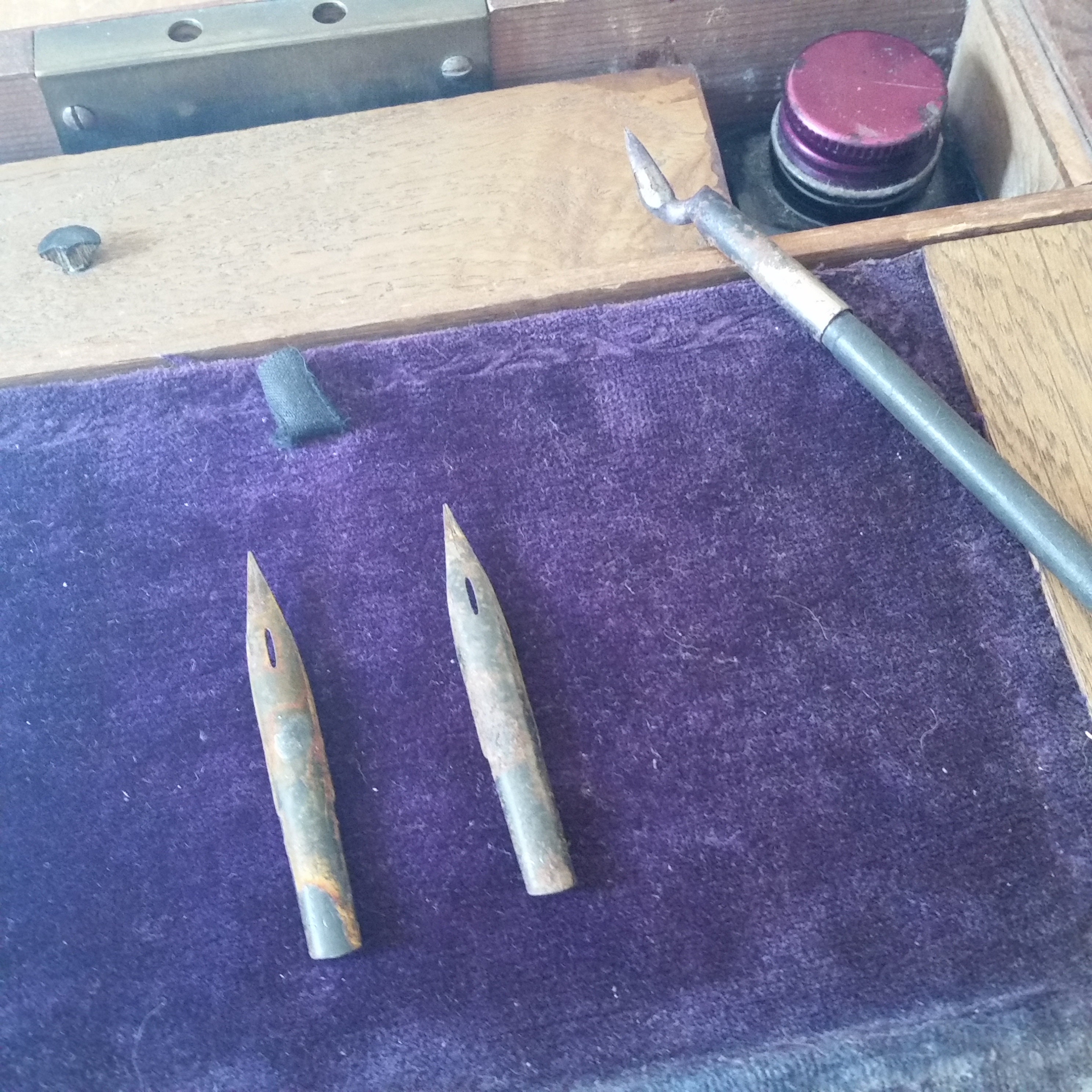 Blanzy Poure Pen Nibs for Dipping Ink Pen. French Antique