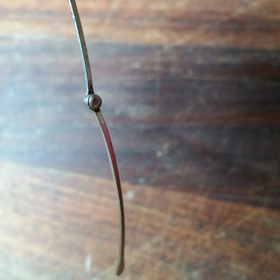 Antique FRENCH READING EYEGLASSES with hinged arms, o… Gem