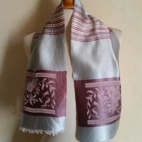 1950s MID CENTURY VINTAGE French Scarf in elegant… - image 2