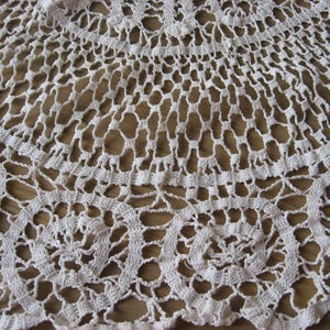 1950s BOBBIN LACE DOILY Hand Made Large Country Table Center - Etsy