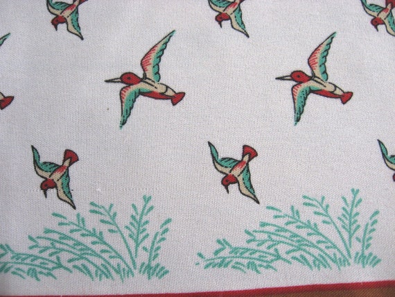 Vintage FLYING DUCK SCARF by Ted Lapidus, French … - image 6