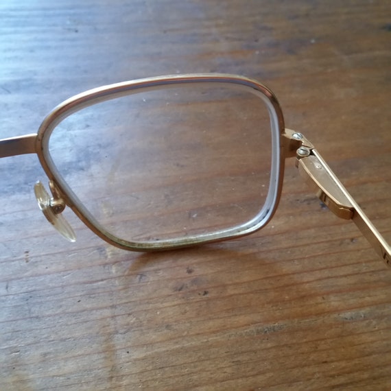 Vintage FRENCH BOHO STYLE Eyeglasses, square lens… - image 7