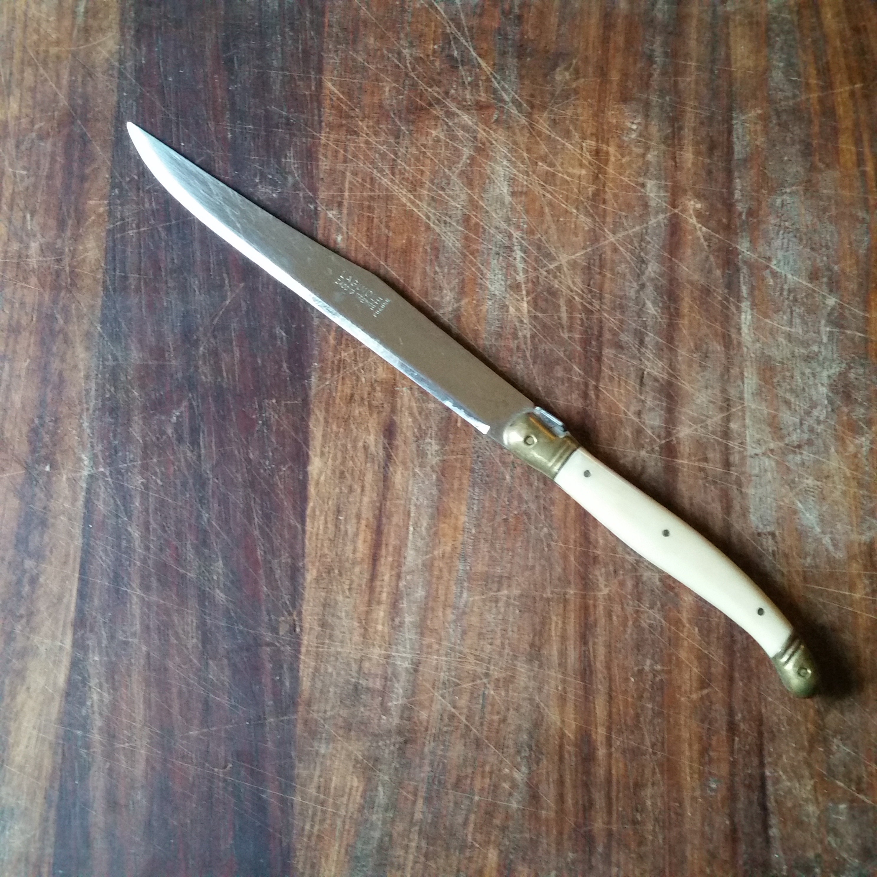 Vintage LAGUIOLE CARVING KNIFE Made France With Classic Etsy