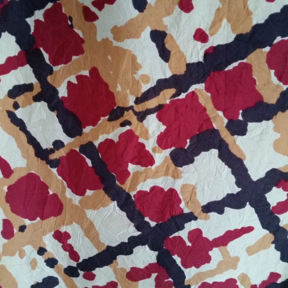 60s/70s Mod French Essential Timelesss Silk Mcm Scarf By Balenciagia X Denise Francelle Paris main image 1