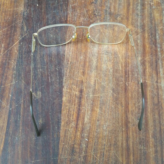 Vintage FRENCH AVIATOR EYEGLASSES with classic si… - image 4