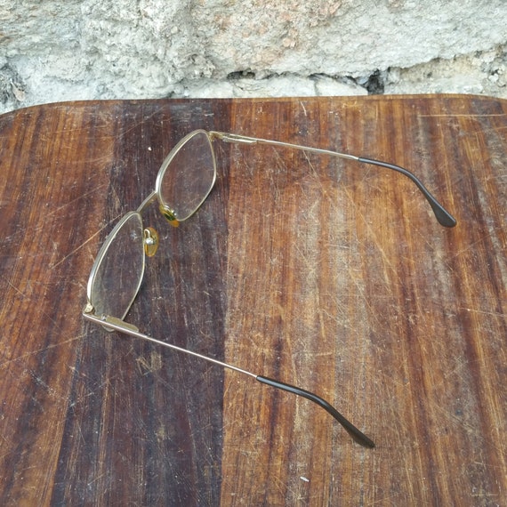 Vintage FRENCH AVIATOR EYEGLASSES with classic si… - image 6