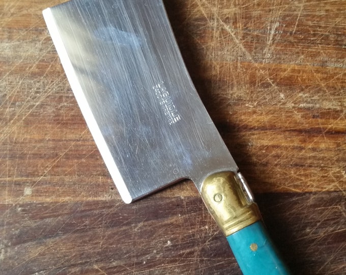 Vintage LAGUIOLE CLEAVER From France With Classic Marbled Etsy