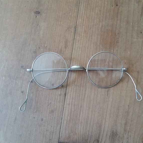Antique Windsor Reading Glasses with round lenses… - image 1