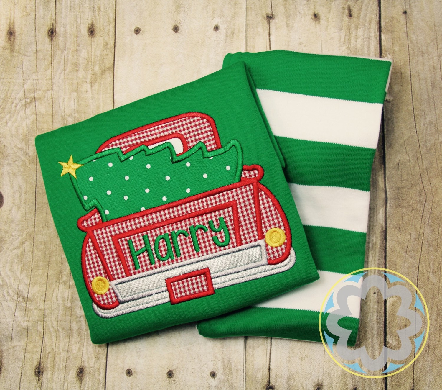 Truck Matching Christmas Pajamas PJs Sleepwear for Family Etsy