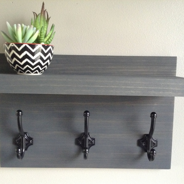 Coat Rack Shelf Etsy
