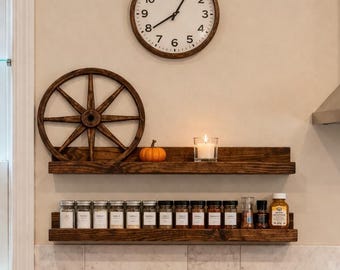 Floating Ledge Shelf for Books | Nursery & Kids Wall Shelf | Wooden Picture Ledge Display Shelf