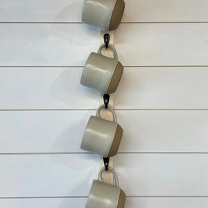 Farmhouse Mug Rack | Small Coffee Mug Rack | Small Cup Holder | Coffee Cup Holder | Cup Holder | Coffee Cup Storage | Kitchen Organization
