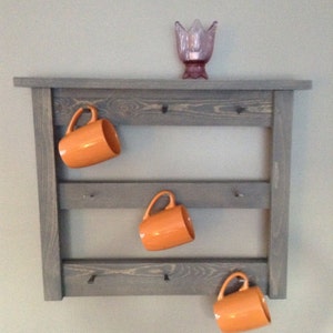 Coffee Cup Holder | Large Mug Rack | Coffee Bar | Coffee Cup Storage ...