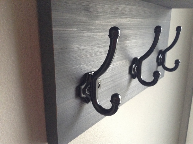 Coat Rack Farmhouse Wooden Wall Rack Coat Rack With Shelf Etsy
