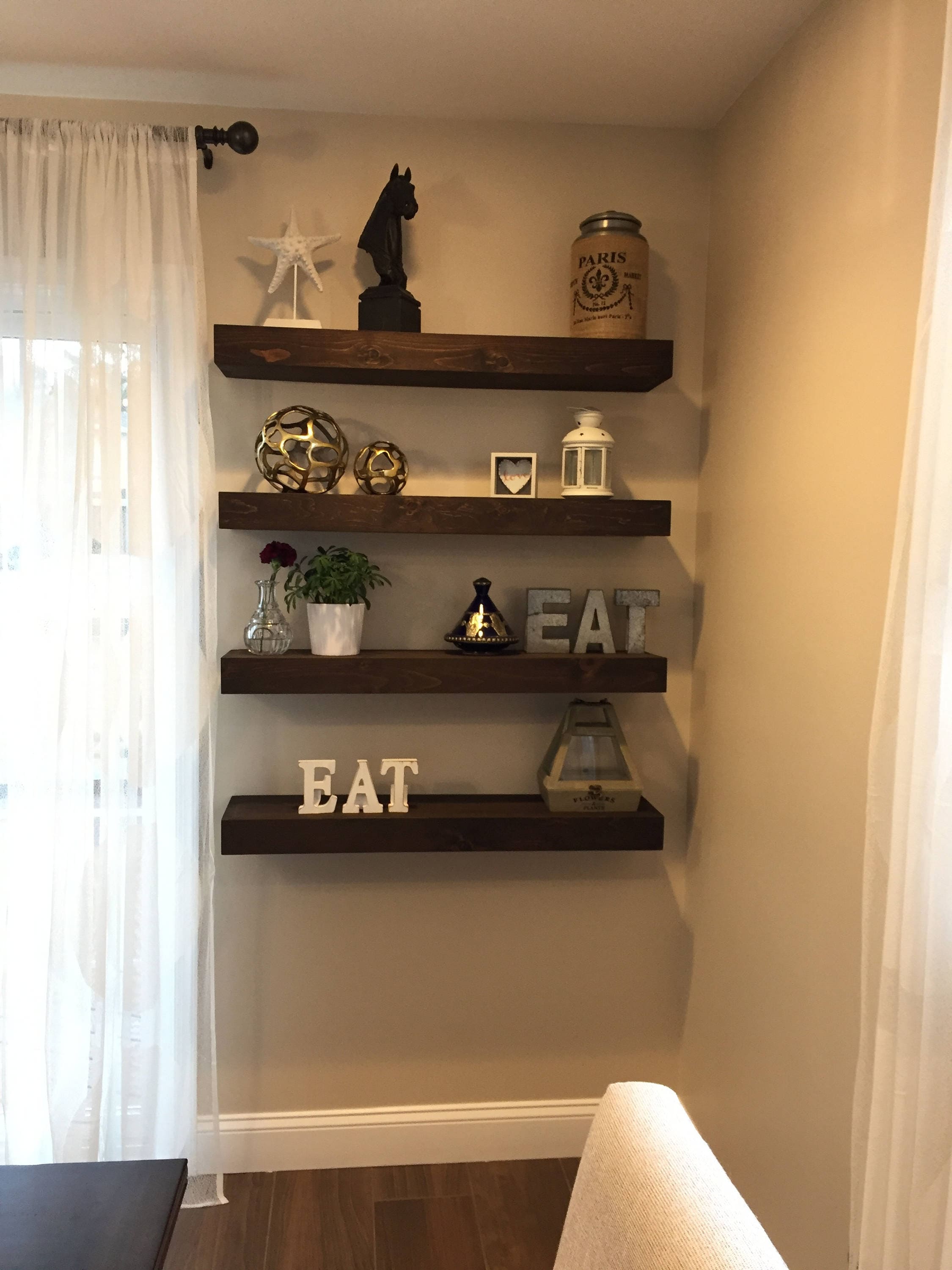 Modern Shelf Wall Shelves Farmhouse Shelf Bathroom Shelf Etsy Canada