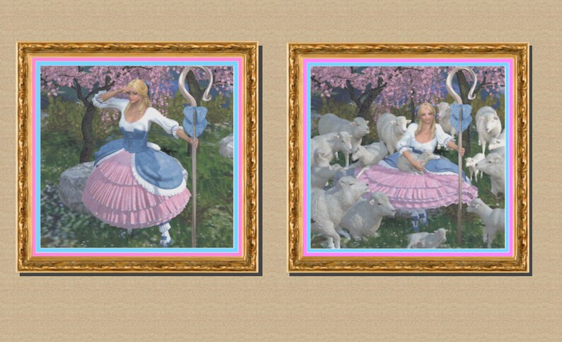 bo peep 3 headed sheep