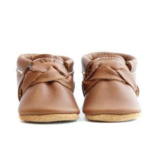 Braided Cognac Moccasin