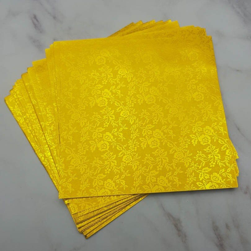 Fogli di carta origami 3 X 3 100/Pkg-oro 