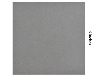 100 Gray Origami Paper Sheets - 6x6 inches - Square Paper Pack for Folding, Origami Cranes, and Decoration - S10