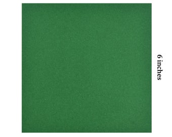 100 GreenOrigami Paper Sheets - 6x6 inches - Square Paper Pack for Folding, Origami Cranes, and Decoration - S24