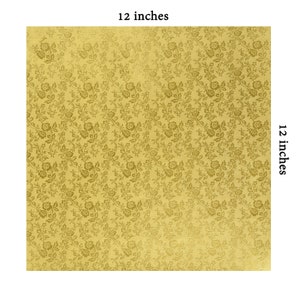 12 Bögen 12x12 Gold Origami Karton, 125GSM: Ideal für die Kartenherstellung, Scrapbooking, Einladungen & Papierbasteln