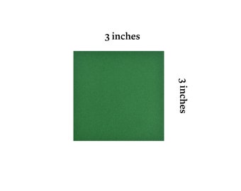 Origami Paper 100 Sheets 3x3 inches Green - Great for Origami, Gifts, and Wedding Decorations - S24