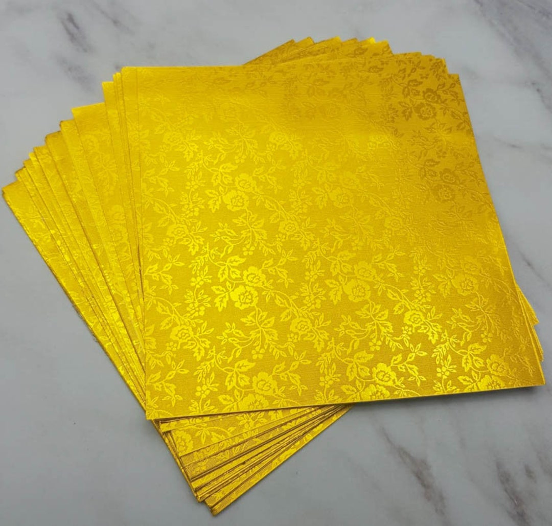 100 Gold Origami Paper Sheets Paper Pack 500 1000 Origami Paper 6x6
