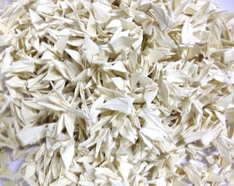 1000 Origami paper cranes 1.5" Ivory Handmade folded Origami paper Crane Christmas Wedding Decoration