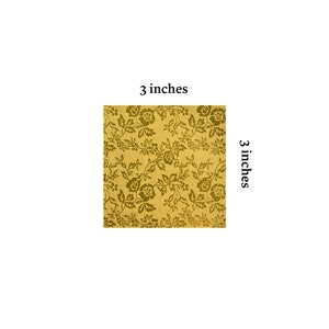 100 Gold Origami Paper Sheets - 3x3 inches - Colored Paper Pack for Folding, Origami Cranes, and Decoration
