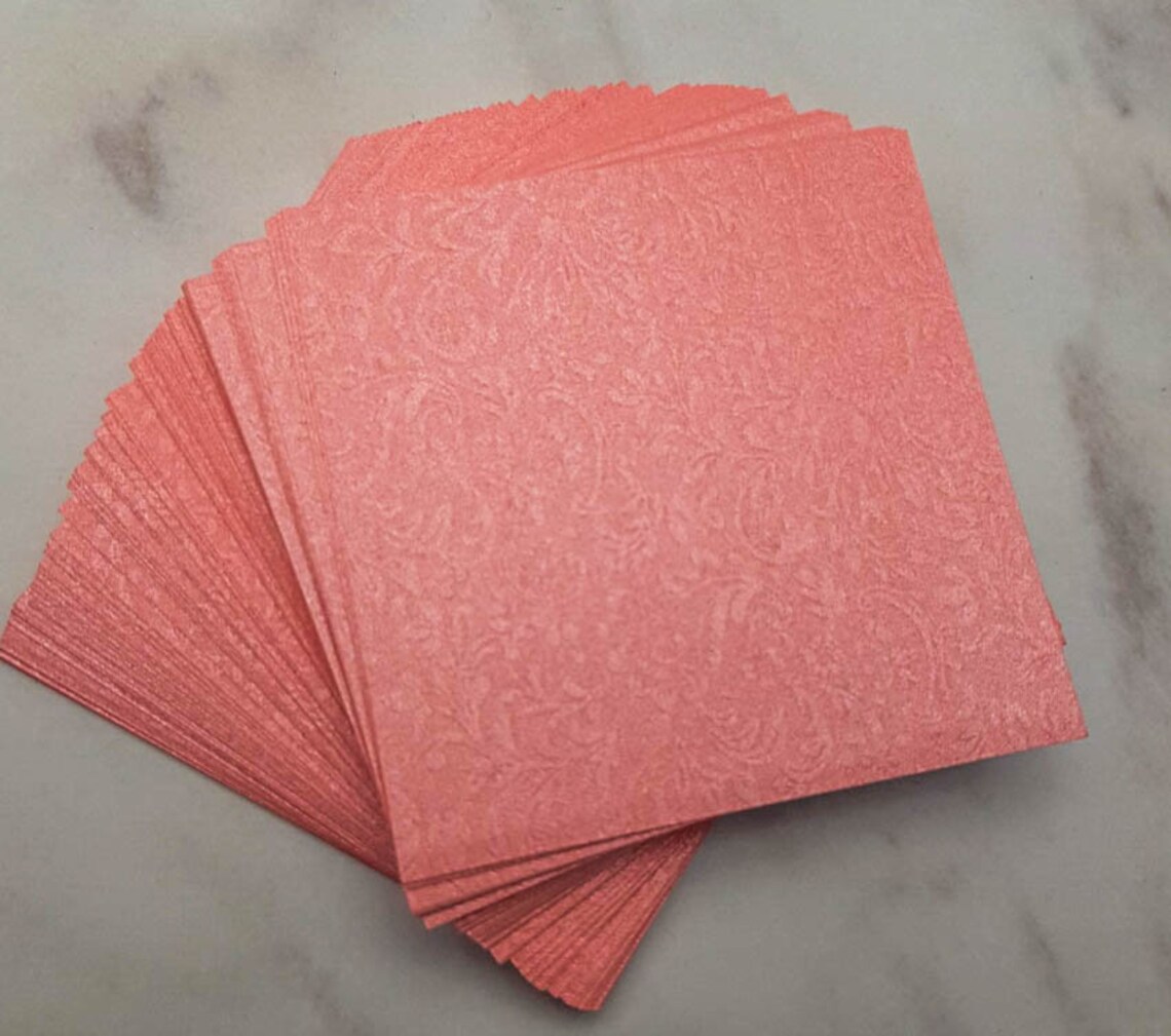 100 Pink Origami Paper Sheets Paper Pack 500 1000 Origami Etsy